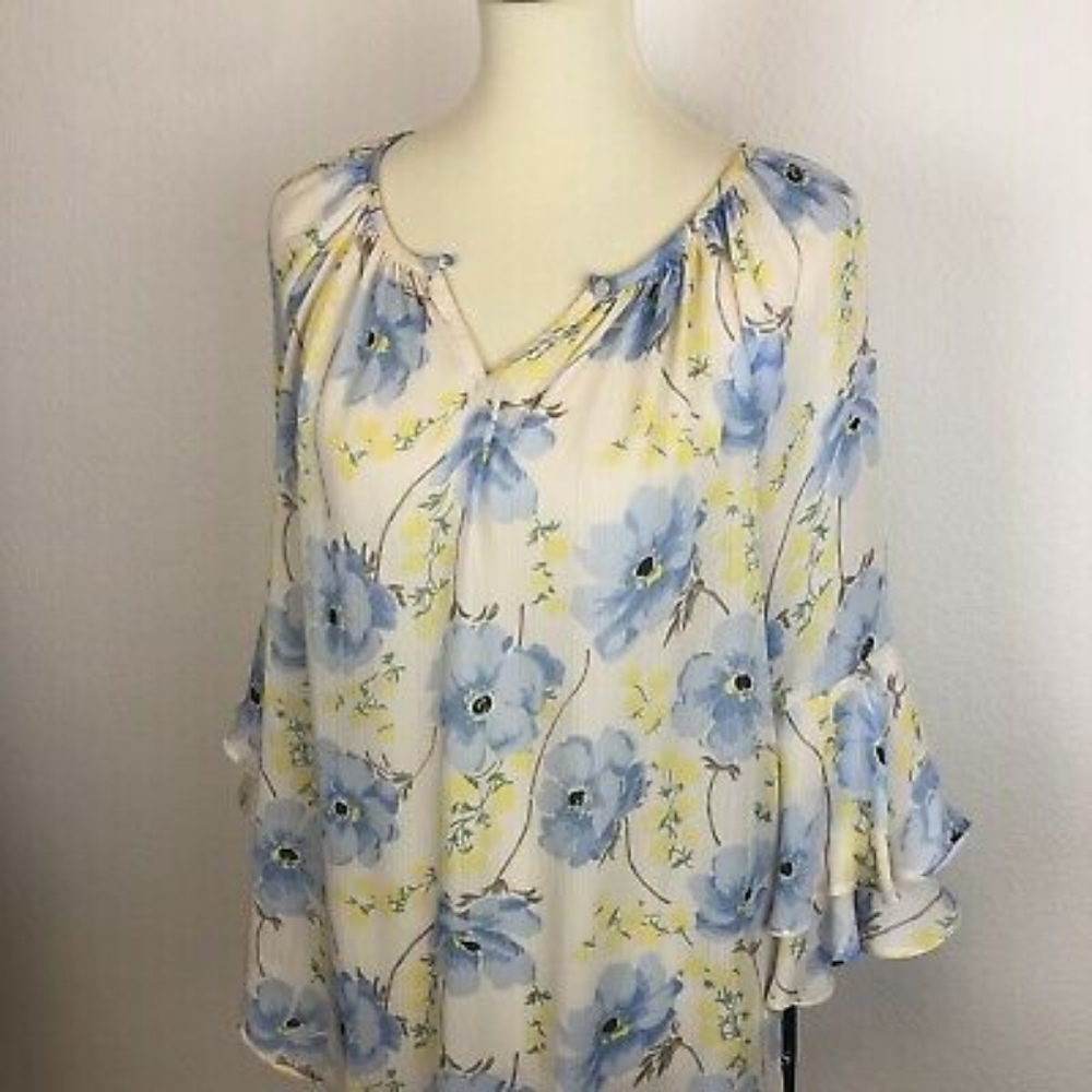 Chaps Flowy Blouse